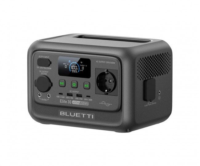 Зарядна станція BLUETTI Elite 30 V2 600W 288Wh (P-EL30V2-EU-GY-BL-010)